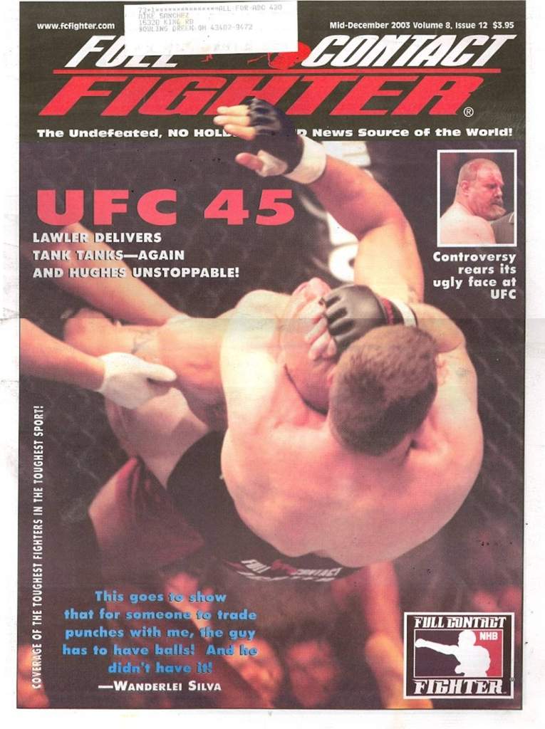 12/03 Full Contact Fighter Newspaper